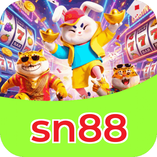 Interface do aplicativo sn88 mostrando jogos disponíveis no iOS e Android